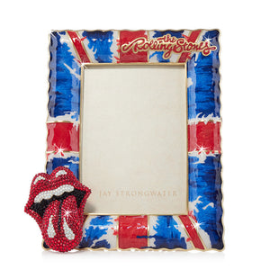 Jay Strongwater 5" x 7" Rolling Stones Frame