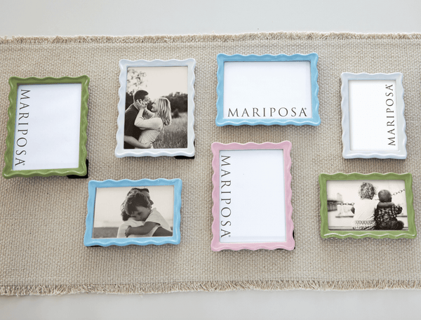 Load image into Gallery viewer, Mariposa Wavy Green 4x6 Frame
