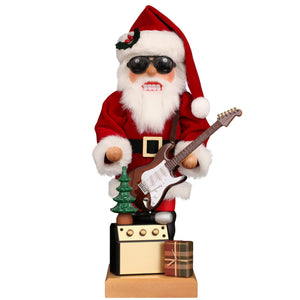 Christian Ulbricht Premium Nutcracker - Rocker Santa - 8.5"H