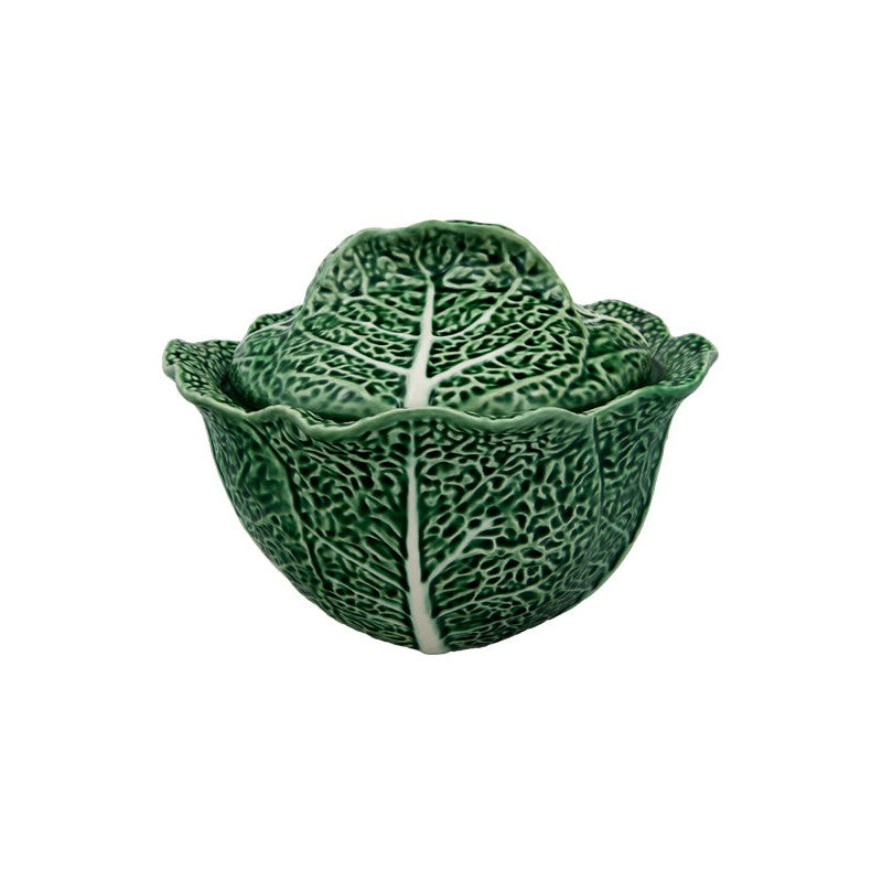 New W/O store Tags Bordallo Pinheiro Cabbage Green Tureen 10832441