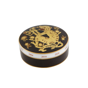 Vista Alegre Golden - Large Round Box Monkey