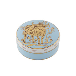 Vista Alegre Golden - Large Round Box Ox