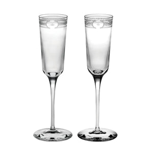 Vista Alegre Ivory Set with 2 Flutes