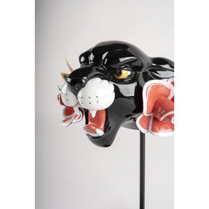 Lladro Wild Panther Figurine