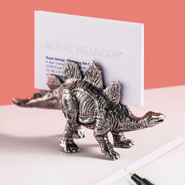 Load image into Gallery viewer, Royal Selangor Stegosaurus Card Holder
