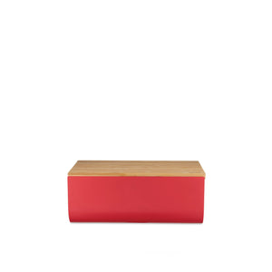 Alessi Mattina Bread Bin Red