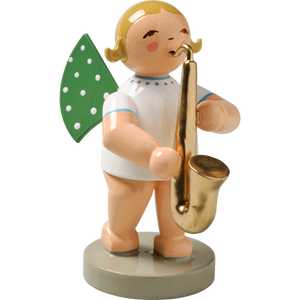 Wendt & Kuhn Angel with Saxophone Figurine