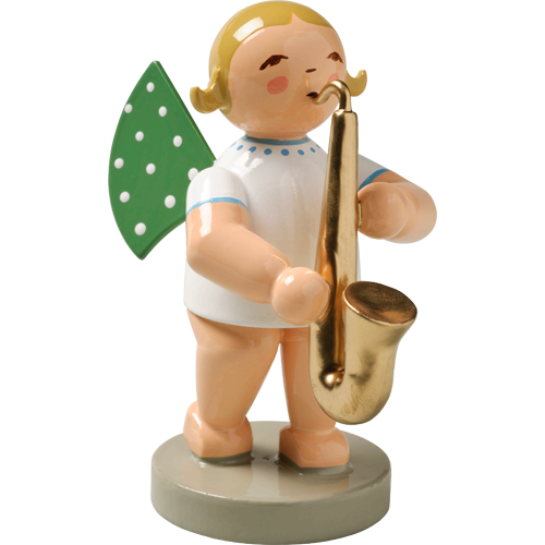 Wendt & Kuhn Angel with Saxophone Figurine