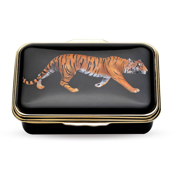 Load image into Gallery viewer, Halcyon Days &quot;Tiger&quot; Enamel Box
