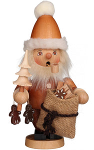 Christian Ulbricht Incense Burner - Smoker - Santa with Sack and Ginger Bread Cookies (Natural)