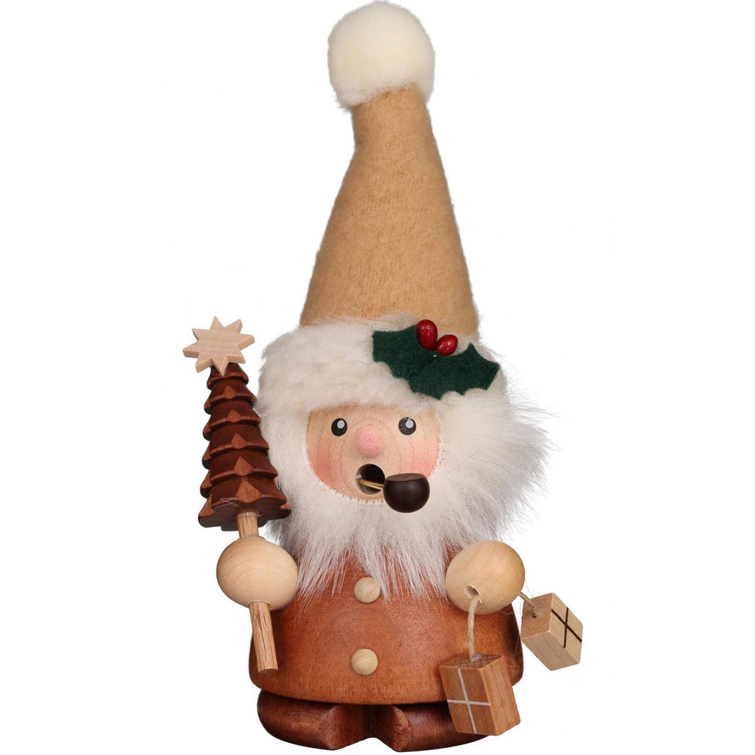 Christian Ulbricht Incense Burner - Smoker - Santa with Tree (Natural)