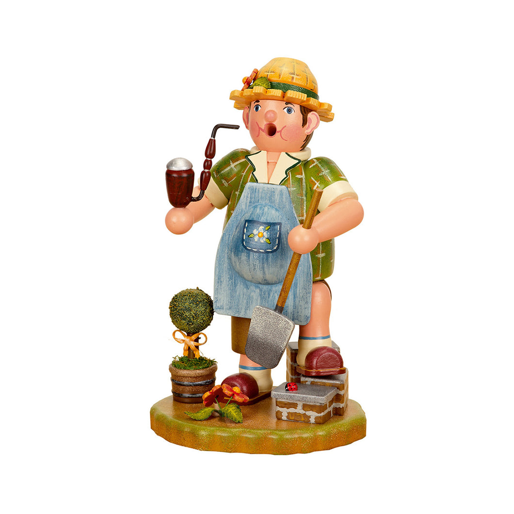 Hubrig Volkskunst Gardener Man 21cm Incense Smoker