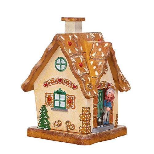 Hubrig Volkskunst Gingerbread House 17cm Incense Smoker