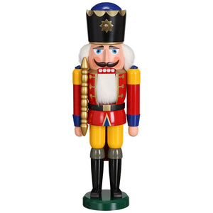 Seiffener Volkskunst King Red 15.4" Nutcracker