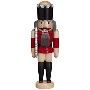 Seiffener Volkskunst King Red Soft Colored 11.4" Nutcracker