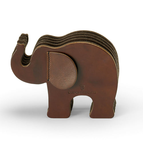 Graf von Faber-Castell Pen Holder Elephant Large, Dark Brown