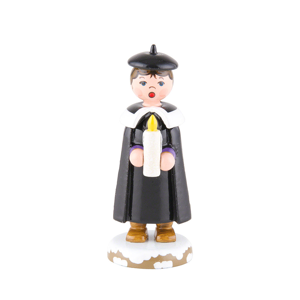 Hubrig Volkskunst Church Singers with Light 7cm Figurine