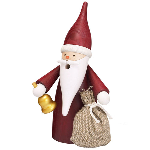 Seiffener Volkskunst Santa Gnome With Presents 6.3