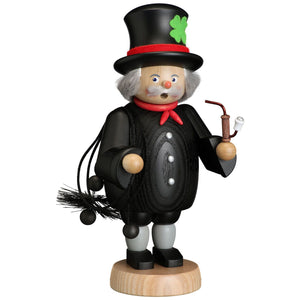 Seiffener Volkskunst Chimney Sweep 8.3" Incense Smoker