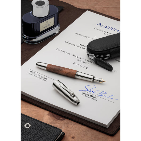 Load image into Gallery viewer, Graf von Faber-Castell Magnum Fountain Pen, Walnut
