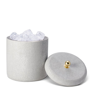 AERIN Shagreen Ice Bucket - Dove