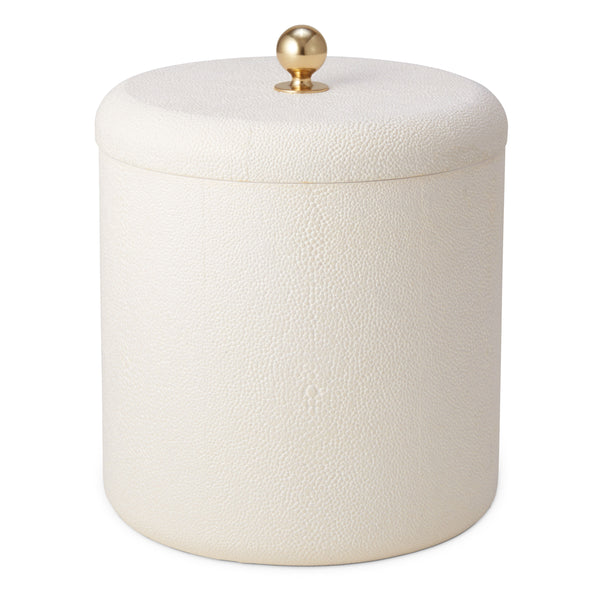 Load image into Gallery viewer, AERIN Shagreen Ice Bucket - Cream
