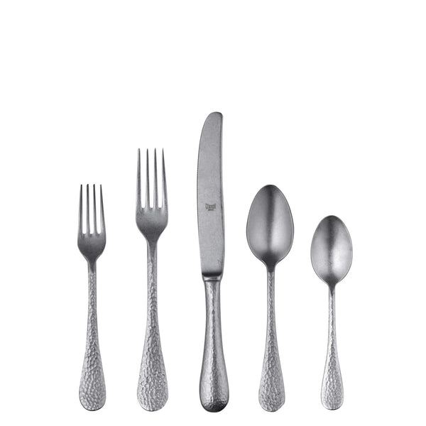 Load image into Gallery viewer, Mepra 5 Pcs Place Setting Epoque Pewter
