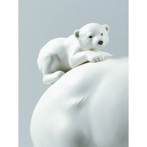 Lladro Mummy Bear and Babies Figurine