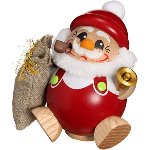 Seiffener Volkskunst Santa Claus 4.3" Ball-Shaped Incense Smoker