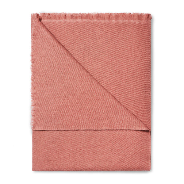 Load image into Gallery viewer, AERIN Noe Cashmere Throw - Pink Clay
