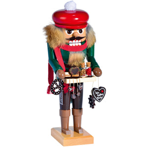 KWO Gingerbread Seller 10.6" Nutcracker