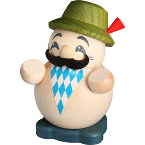 Seiffener Volkskunst Bavarian 3.5" Ball-Shaped Incense Smoker Small