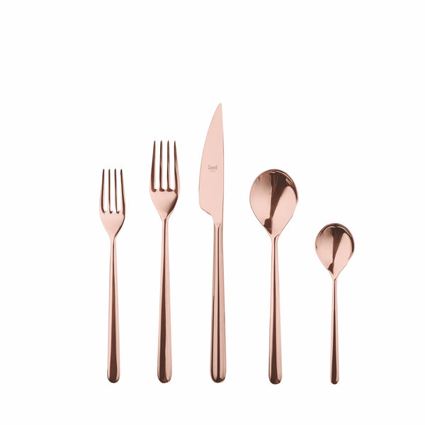 Load image into Gallery viewer, Mepra Place Setting 5 Pz Linea &quot;Bronzo&quot;
