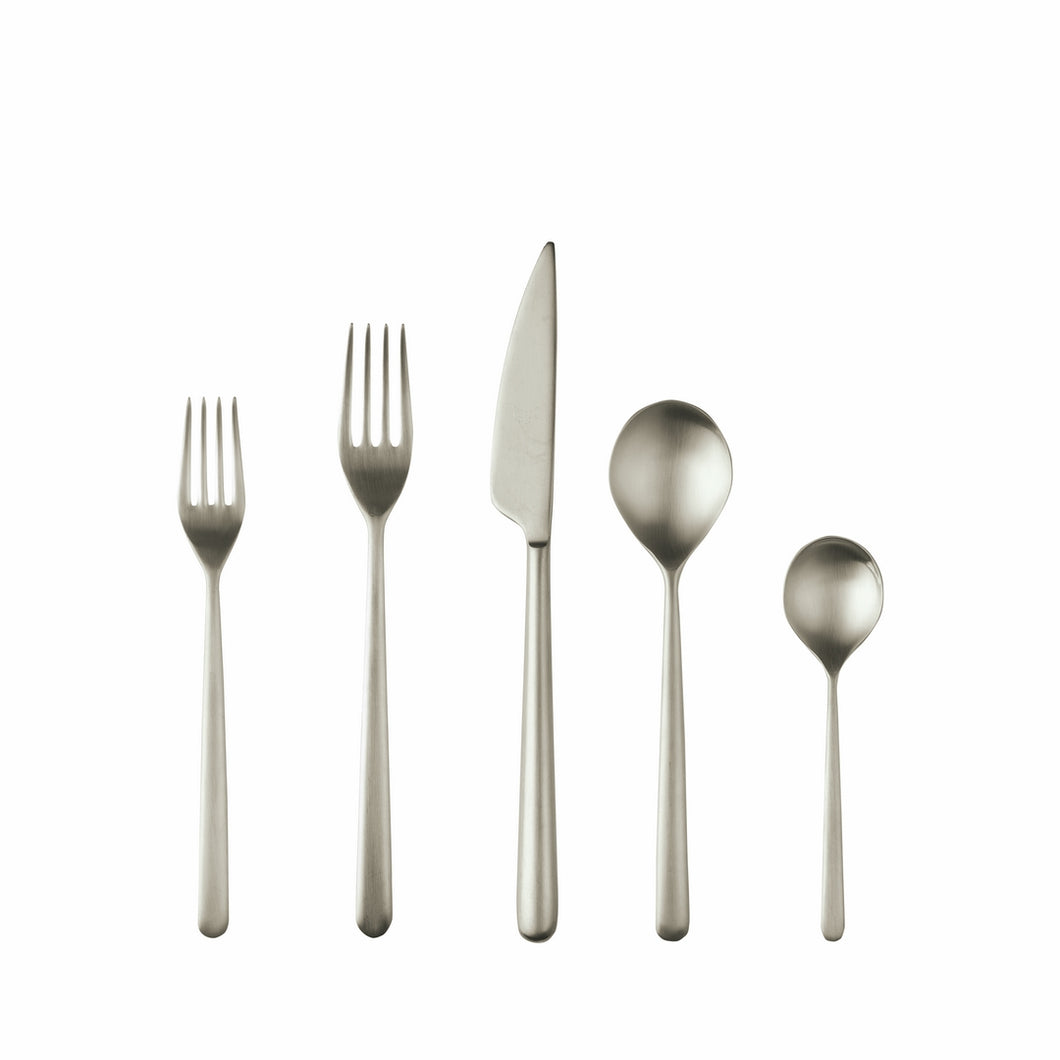 Mepra Cutlery Set 5 Pcs Linea Ice Champagne