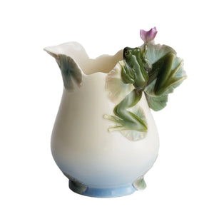 Franz Porcelain Flora Flutter Creamer - オブジェ、置き物