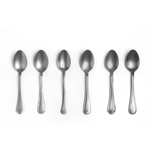 Mepra 6 Pcs Set Coffee Spoons Original Vintage