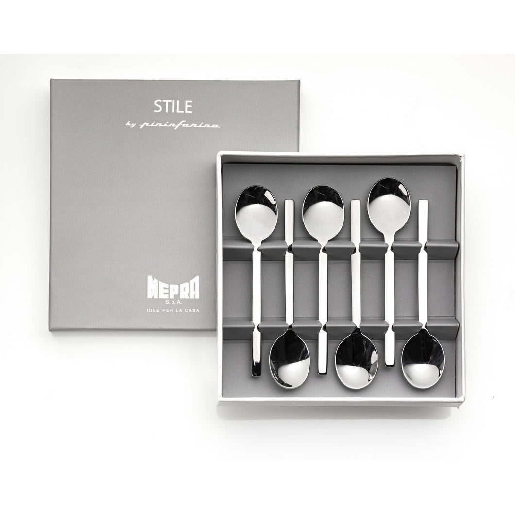 Mepra Gift Box 6 Moka Spoons Stile