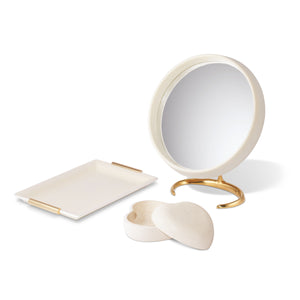 AERIN Shagreen Vanity Mirror