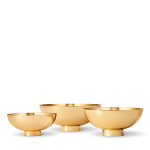 AERIN Sintra Footed Bowl - Small - Gold