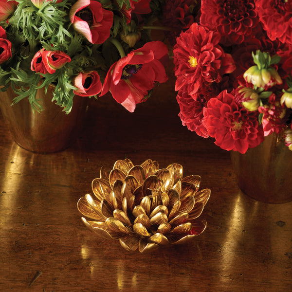 Load image into Gallery viewer, AERIN Dahlia Gilded Flower
