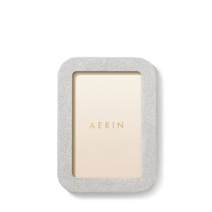 AERIN Modern Shagreen 4x6 Frame - Dove