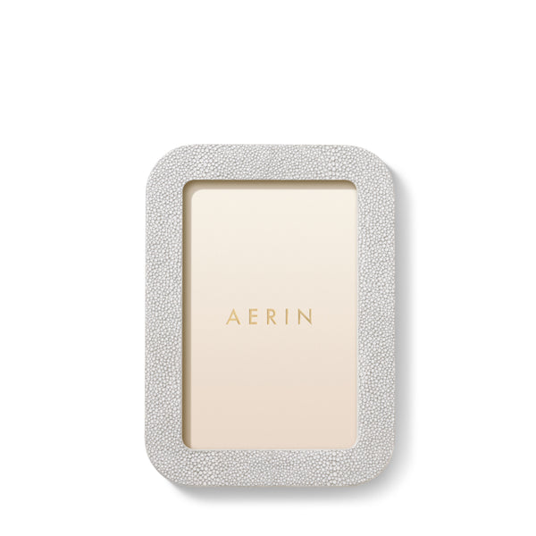 Load image into Gallery viewer, AERIN Modern Shagreen 4x6 Frame - Dove
