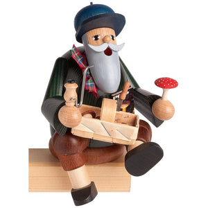 KWO Mushroom Picker, Sitting 5.5" Incense Smoker