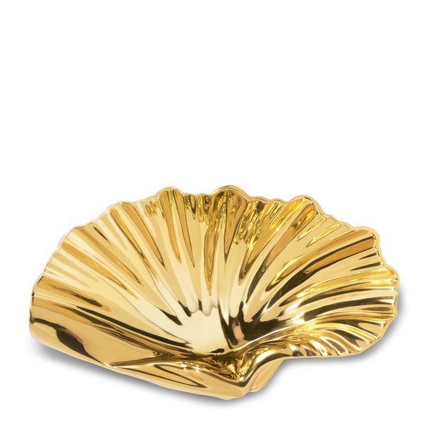 Load image into Gallery viewer, AERIN Brass Shell Vide Poche
