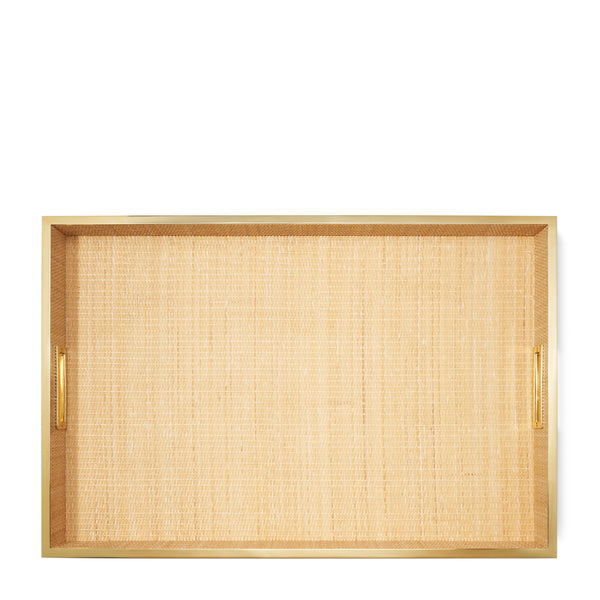 Load image into Gallery viewer, AERIN Colette Cane Butler Tray
