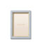 AERIN Piero Leather 4x6 Frame - Blue Haze