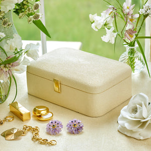 AERIN Abella Shagreen Small Jewelry Box