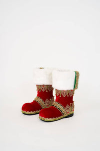 Katherine's Collection Santa Table Top Boots, Set of 2