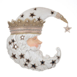 Katherine's Collection Celestial Santa Wall Mask with Lights