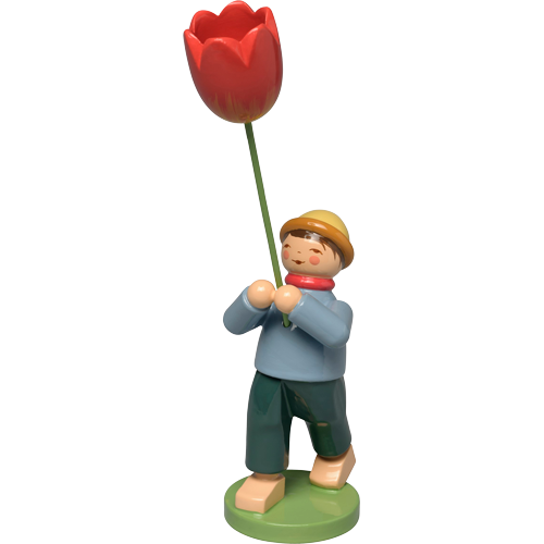 Wendt & Kuhn Boy with Tulip Figurine